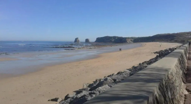 Студия с видом на море Hendaye Beach Studio, front de mer avec parking privé