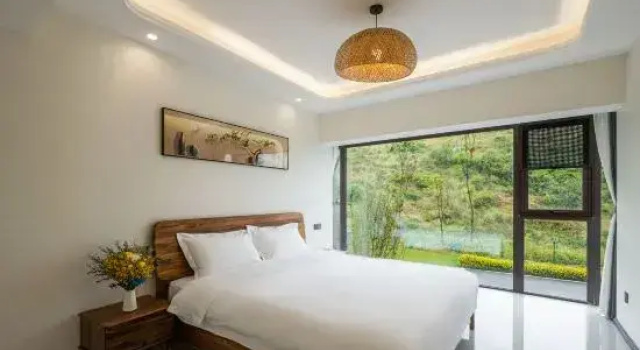 Двухместный люкс с 3 комнатами с красивым видом из окна Chengjiang Fuxian Boutique Stay