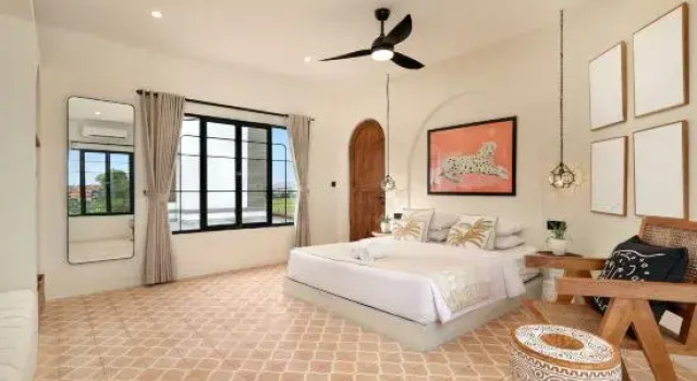 Lux Loft Villa Canggu Buduk North Pererenan with Ricefield View, Rezervovat Vila Chaty v Bali, Chalupa