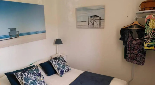 Nid douillet F2, jardin, piscine, parking, plage 200 m Palavas, Rezerwuj Apartament Hotele w Palavas-les-Flots z basenem, Basen