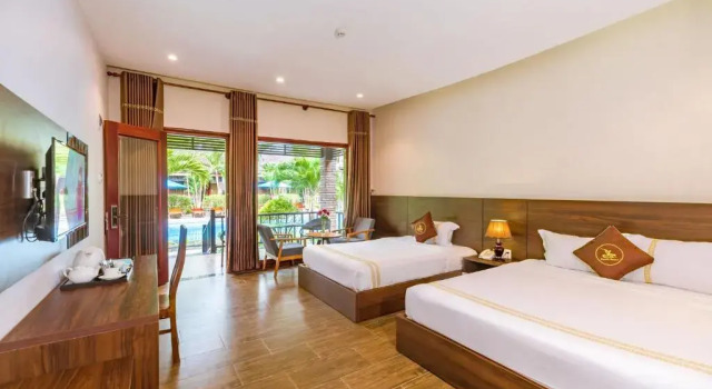 Семейное бунгало с видом на бассейн Qualia Resort Phu Quoc