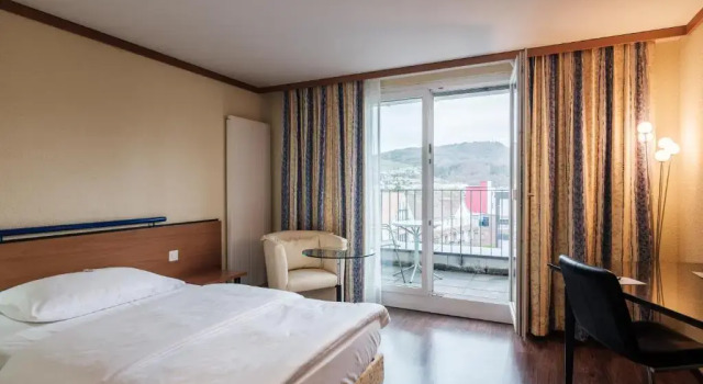 Одноместный номер Standard с балконом и с панорамным видом Hotel Engel - Self-Check-in