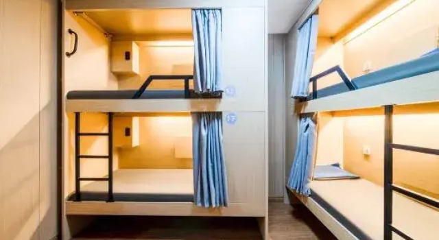 Кровать в общем номере (женский номер) Yikexing Youth Hostel (Hangzhou Xiasha Media College)