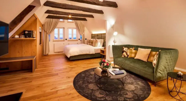 Люкс Deluxe Hotel Brunnenhaus Schloss Landau