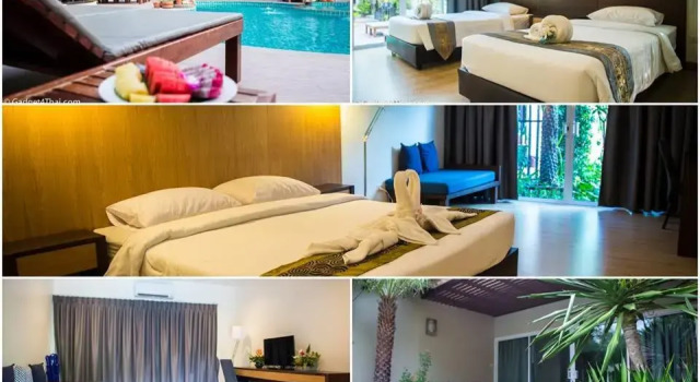 Бунгало с 2 комнатами Baan Klang Aow Beach Resort
