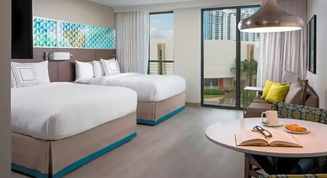 Студия Residence Inn by Marriott Miami Beach South Beach