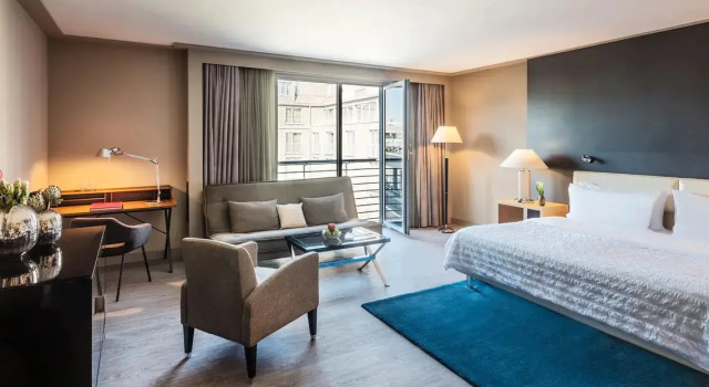 Двухместный полулюкс с видом на сад Le Meridien Munich