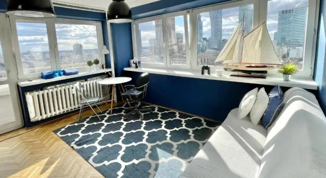 Апартаменты Super Apartament BLUE Ścisłe Centrum Dwie Linie Metra Netflix WiFi 300 Mbs Panorama Miasta