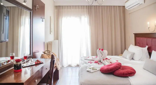 Двухместный номер с видом на море Hotel Pithari