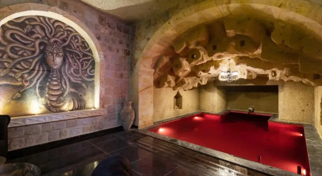 Люкс с видом на внутренний двор Cappa Via Cave Hotel