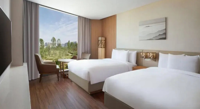 Четырёхместный номер Standard с видом на парк Courtyard by Marriott Seoul Botanic Park