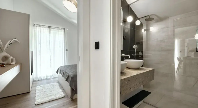 Апартаменты Deluxe c 1 комнатой с балконом и с видом на море Villa Boro 4