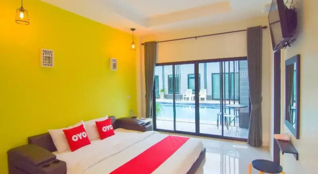 Номер Deluxe с видом на бассейн OYO 500 Cordelia Resort Samroiyod