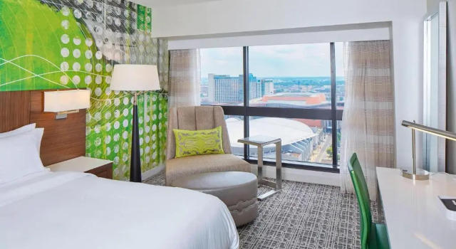 Двухместный гостевой номер с видом на город Renaissance Nashville Hotel