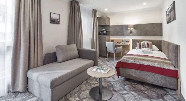 Одноместный номер Deluxe с балконом Hotel Alpenhof