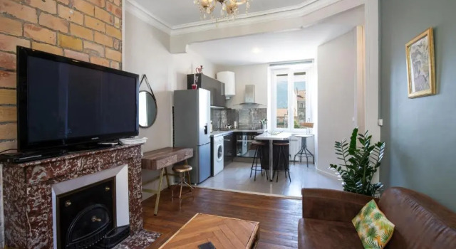 Appartement Milhan, Quartier Aigle Championnet 40m2, Забронировать Апартаменты/квартира Гренобль Grenoble Area