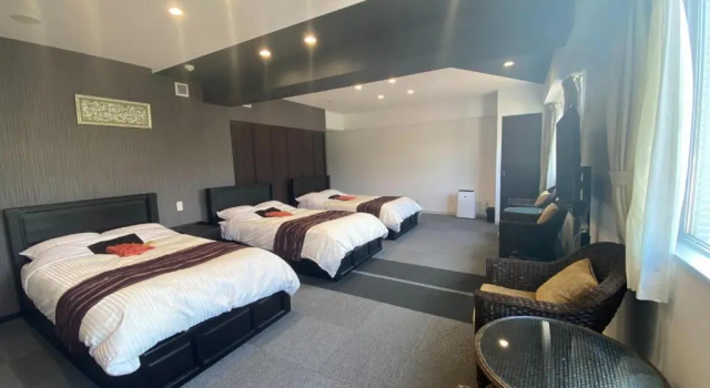 Трёхместный номер Standard с видом на горы Morinoyu Resort