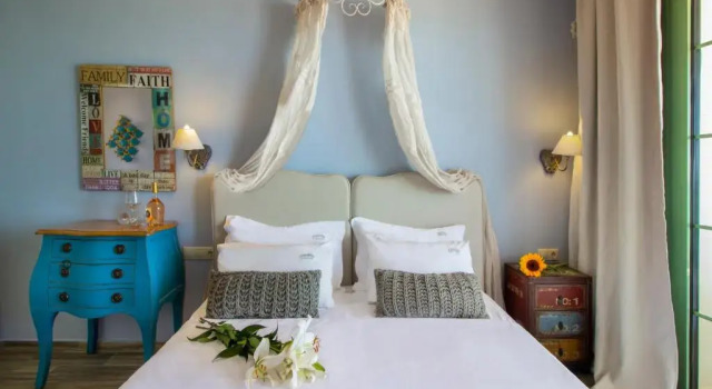 Двухместный номер Standard с балконом и с видом на море Alkionides Rooms