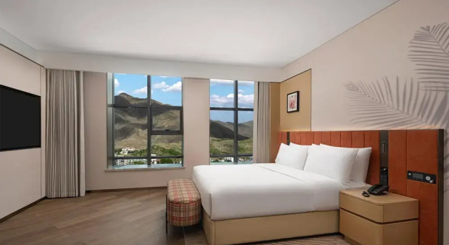 Двухместный люкс Deluxe Hilton Garden Inn Shannan Gesang Road