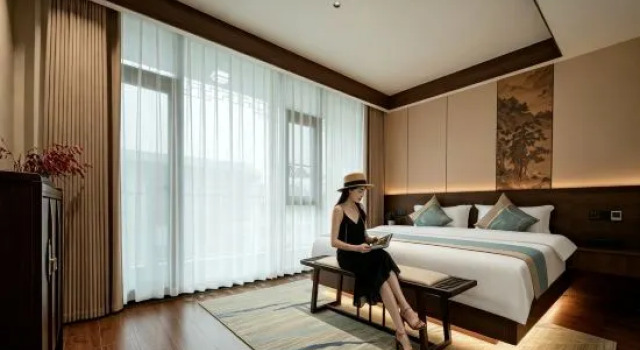 Семейный люкс с 2 комнатами с балконом Huangguoshu Yizhai • VINVANA | Chinese Style • Humanistic Boutique Homestay