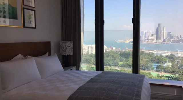 Семейные апартаменты Luxury c 1 комнатой с видом на гавань Little Tai Hang