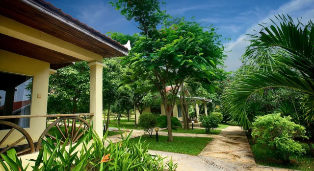 Двухместный номер Deluxe с видом на сад Q Bungalows