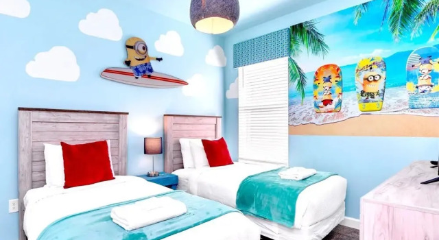 Вилла Minions, Star Wars & Frozen Rooms! With Game Room