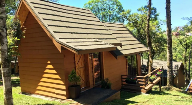 Шале Luxury с балконом Pousada Chales da Montanha