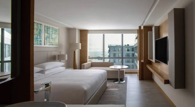 Двухместный room с видом на море Kota Kinabalu Marriott Hotel