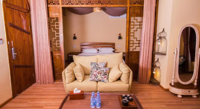 Номер Deluxe YangShuo Coco Garden Villa-Western food&English Guide