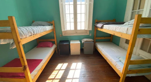 Кровать в общем номере Hostel Bohemian