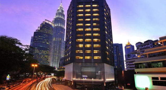 Кровать в общем номере de King Hotel KLCC
