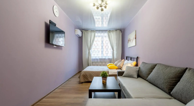 Апартаменты с 2 комнатами с балконом RentPlaza на улице 5-я просека 135