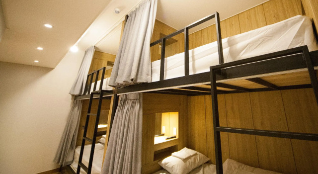 Bett im Wohnheim (Männerwohnheim) K79 Guesthouse