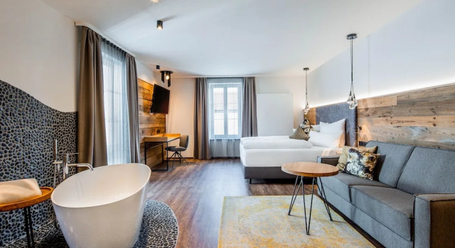 Люкс Deluxe Hotel Zum Stemplinger Hansl