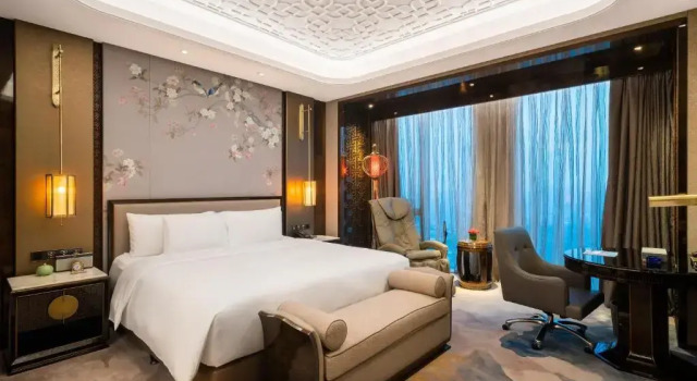 Двухместный номер Deluxe с видом на реку Wanda Reign Chengdu
