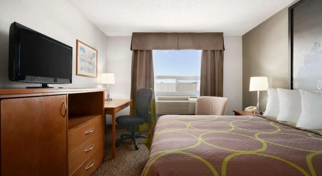 Standardowy dwuosobowy pokój Super 8 by Wyndham Regina