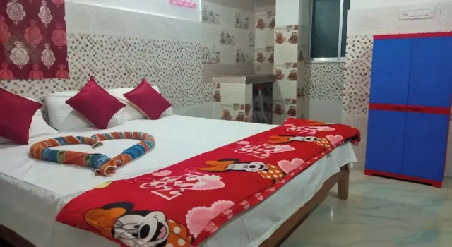 Двухместный номер Deluxe DhamStay Hotel Pranab Sadan Near Beach