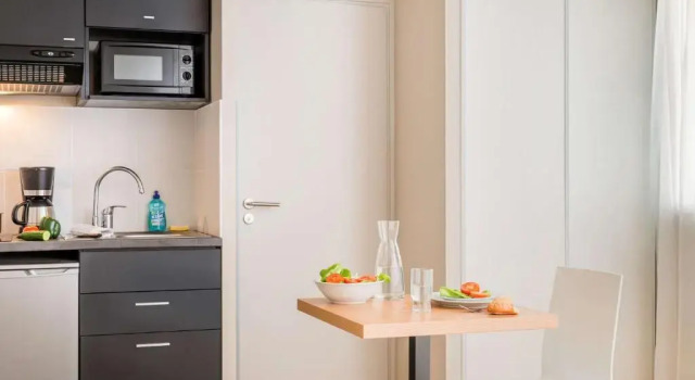 Двухместная студия Aparthotel Adagio Access Dijon République