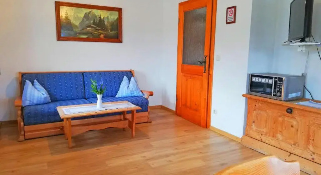 Апартаменты c 1 комнатой Ferienwohnung Beim Raffner, Bergblick, Natur, Ruhpolding