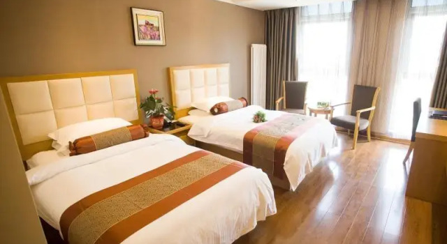 Семейный номер Standard GreenTree Inn Shandong Taian Feicheng Xincheng Road Business Hotel