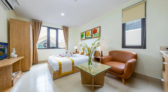 Студия Deluxe Granda Hanoi Hotel & Apartment