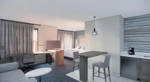 Двухместный люкс c 1 комнатой Residence Inn Marriott Easton