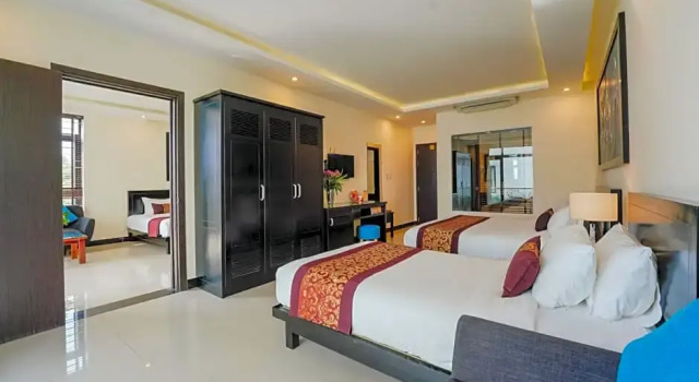 Семейный номер Standard с видом на бассейн Banana Garden Hoi An
