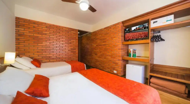 Трёхместный номер Deluxe Hotel Laghetto Gramado
