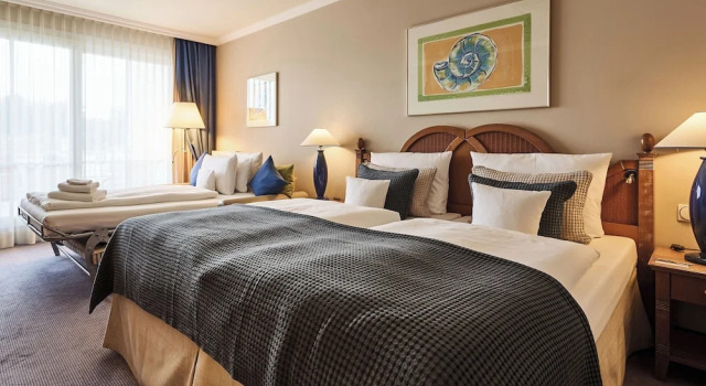 Двухместный номер Standard с частичным видом на море aja Strandhotel Bansin