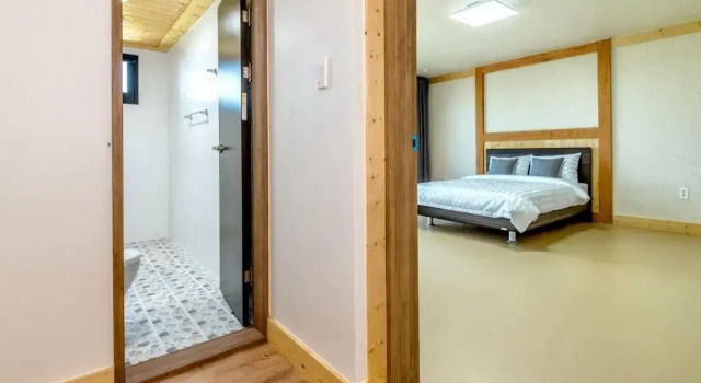 Студия с видом на океан Bada Maru Pension