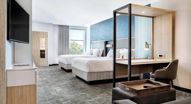 Четырёхместная студия SpringHill Suites by Marriott Oklahoma City Midwest City Del City