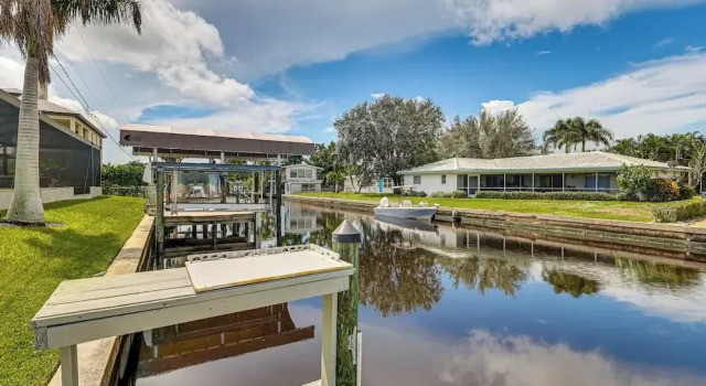Waterfront Retreat w/ Boat Dock & Yard in Ft Myers
