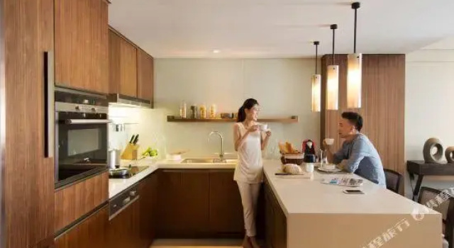 Люкс с 2 комнатами Marriott Executive Apartments Tianjin TEDA